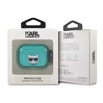 Karl Lagerfeld KLAPUCHFL AirPods Pro cover niebieski/blue Choupette