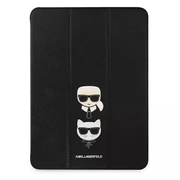 Karl Lagerfeld KLFC12OKCK iPad 12.9" Pro 2021 Book Cover czarny/black Saffiano Karl