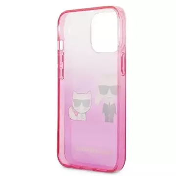 Karl Lagerfeld KLHCP13LTGKCP iPhone 13 Pro / 13 6.1" hardcase pink/pink Gradient Ikonik Karl