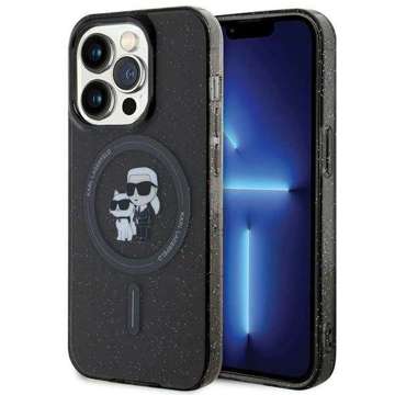 Karl Lagerfeld KLHMP15LHGKCNOK case for iPhone 15 Pro 6.1" black/black hardcase Karl