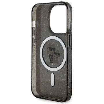 Karl Lagerfeld KLHMP15LHGKCNOK case for iPhone 15 Pro 6.1" black/black hardcase Karl