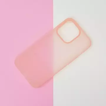 Kingxbar Plain Series case cover for iPhone 13 Pro silicone case pink