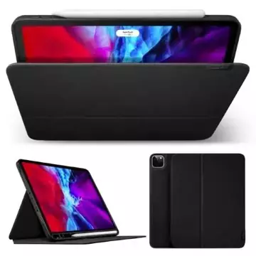 LAUT Prestige Folio - protective case with holder for Apple Pencil for iPad Pro 11" 1/2/3/4G, iPad Air 10.9" 4/5G (black)