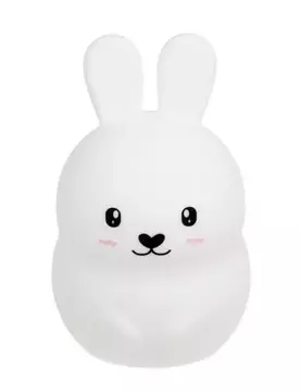 LED silicone night lamp for children 9 colors Lamp Bunny rabbit remote control