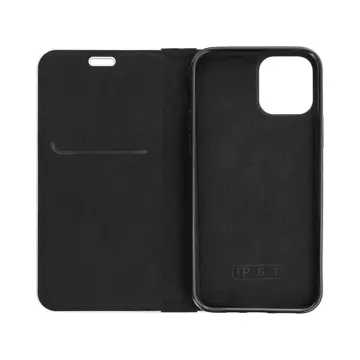 LUNA Book Carbon holster case for IPHONE 15 Pro Max black