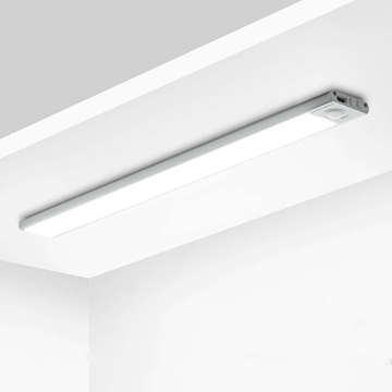 Lamp Alogy Slim LED under-cabinet furniture lighting with a battery, sensor 20cm White