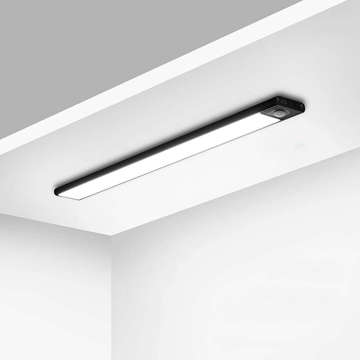 Lamp Alogy Slim LED under-cabinet furniture lighting with a magnet with a battery sensor 40cm black