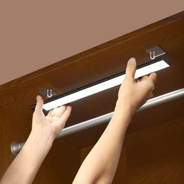 Lamp Alogy Slim LED under-cabinet furniture lighting with a magnet with a battery sensor 40cm black