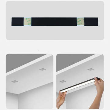 Lamp Alogy Slim LED under-cabinet furniture lighting with a magnet with a battery sensor 40cm black