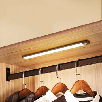 Lamp Alogy Slim LED under-cabinet furniture lighting with a magnet with a battery sensor 40cm black