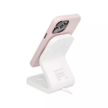 Leather Mag Cover case compatible with MagSafe for Apple iPhone 15 Pro Max pink