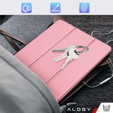 Lenovo Tab M11 10.95" TB330FU / TB330XU / TB331FC Book Case Cover with flap housing case cover Alogy Pink Stylus