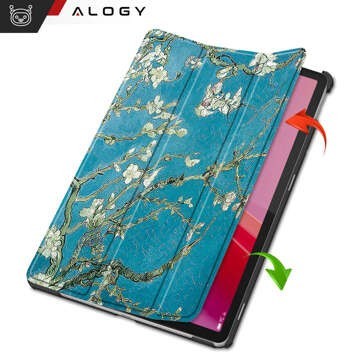 Lenovo Tab M11 10.95" TB330FU / TB330XU / TB331FC Tablet Case Alogy Book Cover Blossoming Almond (van Gogh) Glass Stylus