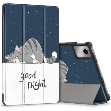 Lenovo Tab M11 10.95" TB330FU / TB330XU / TB331FC Tablet Case Alogy Book Cover Sleeping Cat Glass Stylus