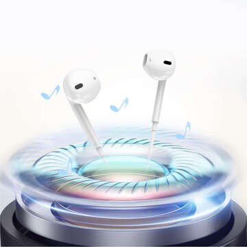 Lightning wired earphones for iPhone 14/13/12/11/PRO/MAX/XS/XR/X/SE with EarPhones microphone White