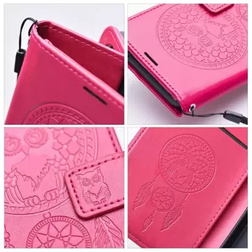 MEZZO Book holster for iPhone 15 Pro Max dream catcher magenta