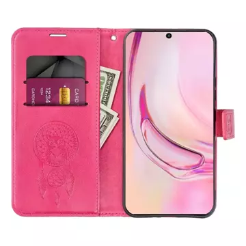 MEZZO Book holster for iPhone 15 Pro Max dream catcher magenta