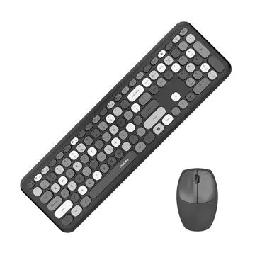 MOFII 666 2.4G Wireless Keyboard Mouse Set (Black)