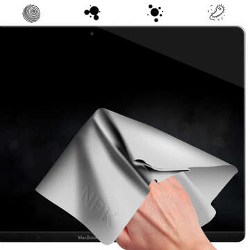 MacBook Pro Air 15-16 protective dust-free cloth dedicated to cleaning laptop screens 34x22.5cm NPK