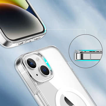 MagSafe Case Ultra Slim Mag Alogy for Qi for Apple iPhone 14 Plus Transparent Qi Charger