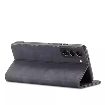 Magnet Fancy Case for Samsung Galaxy S22 (S22 Plus) cover wallet for cards stand black