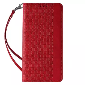 Magnet Strap Case iPhone 12 Pro Max Case Wallet Mini Lanyard Pendant red