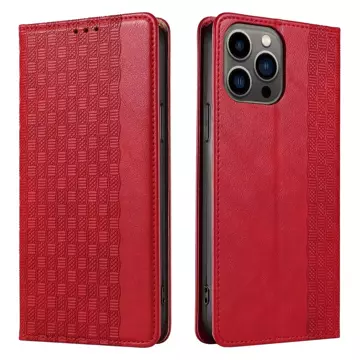 Magnet Strap Case iPhone 12 Pro Max Case Wallet Mini Lanyard Pendant red