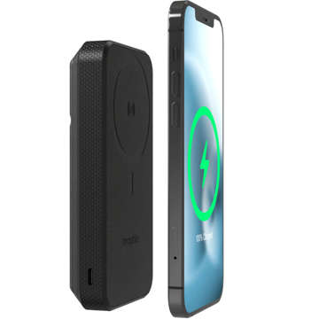 Magnetic powerbank charger with MagSafe Mophie Snap battery 10000mAh USB-C Black