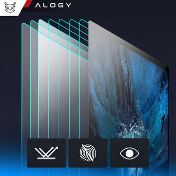 Matte screen protective foil for MacBook Air 15 2023 M2 A2941 15.3" Alogy Screen Protect Film with Anti Blue filter