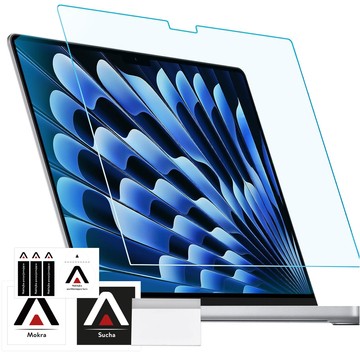 Matte screen protective foil for MacBook Air 15 2023 M2 A2941 15.3" Alogy Screen Protect Film with Anti Blue filter