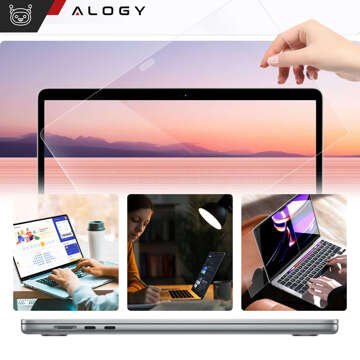 Matte screen protective foil for MacBook Pro 13 MacBook Air 13 Alogy Screen Protect Film