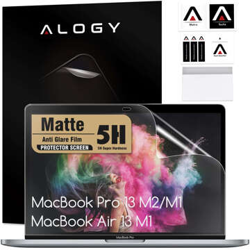 Matte screen protective foil for MacBook Pro 13 MacBook Air 13 Alogy Screen Protect Film