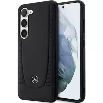 Mercedes Case for Samsung Galaxy S23 Plus HardCase Leather Urban black