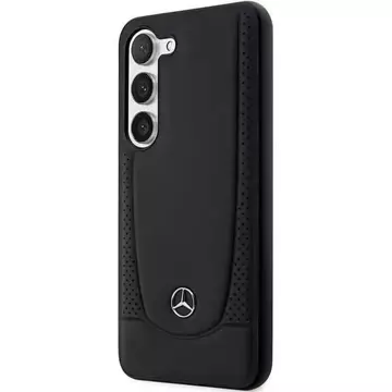 Mercedes Case for Samsung Galaxy S23 Plus HardCase Leather Urban black