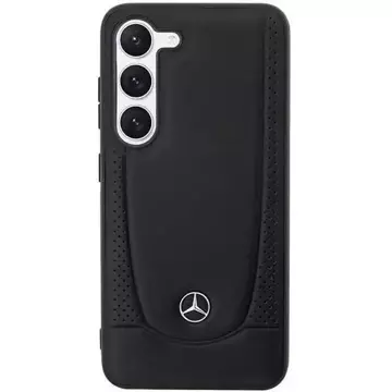 Mercedes Case for Samsung Galaxy S23 Plus HardCase Leather Urban black