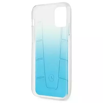 Mercedes MEHCP12MCLGBL protective case for Apple iPhone 12 / 12 Pro 6.1" blue/blue hardcase Transparent Line