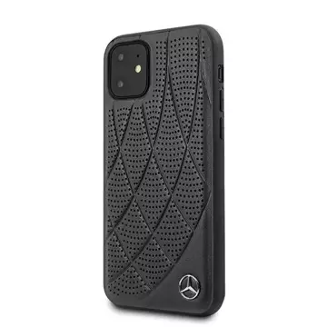 Mercedes MEHCP12SDIQBK protective case for Apple iPhone 12 Mini 5.4" black/black hardcase Bow Line