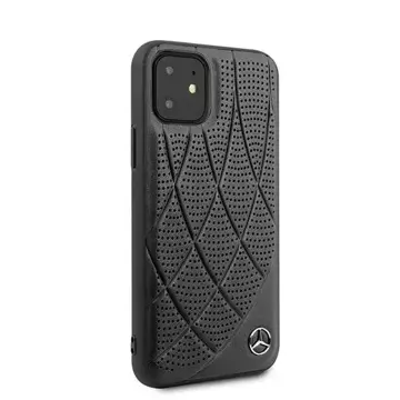 Mercedes MEHCP12SDIQBK protective case for Apple iPhone 12 Mini 5.4" black/black hardcase Bow Line