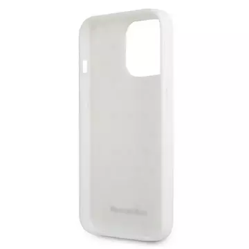 Mercedes MEHCP13LESPWH protective case for Apple iPhone 13 Pro / 13 6.1" white/white hardcase Silver Stars Pattern