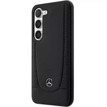 Mercedes Samsung Galaxy S23 HardCase Leather Urban Black