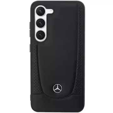 Mercedes Samsung Galaxy S23 HardCase Leather Urban Black