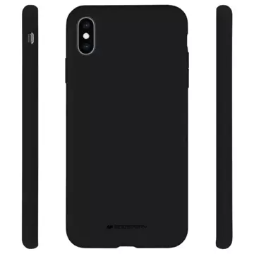 Mercury Silicone Phone Case for iPhone 12/12 Pro black/black