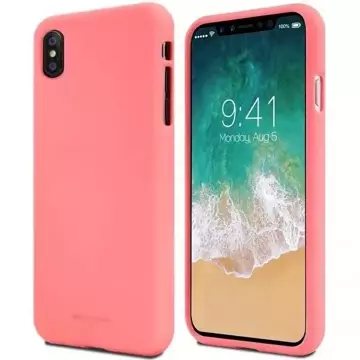 Mercury Soft phone case for iPhone 12/12 Pro pink/pink