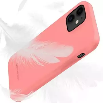 Mercury Soft phone case for iPhone 12/12 Pro pink/pink