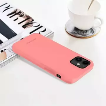 Mercury Soft phone case for iPhone 12/12 Pro pink/pink