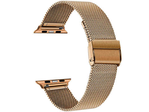 Milanese Bracelet Alogy Band for Apple Watch 38/40/41mm Rose Gold