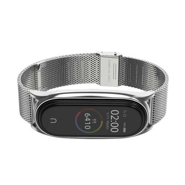 Milaneseband steel bracelet for Xiaomi Mi Smart Band 7 Silver