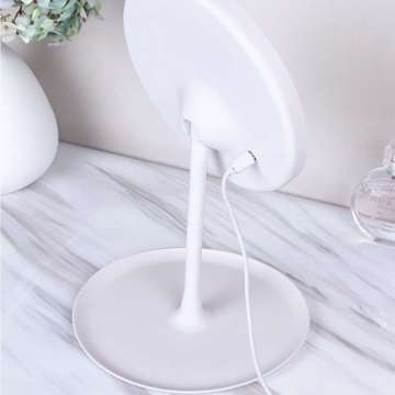 Mirror with LED lighting make-up lamp illuminated mirror 3 lighting modes White