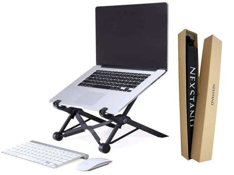 Nexstand K2 Portable Folding Desk Laptop Stand Stand Black