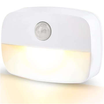 Night lamp Wireless LED lamp with motion sensor, AAA battery, glued furniture lighting 3000K white